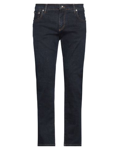 Dolce & gabbana Man Jeans Blue Size 26 Cotton, Elastane, Cow leather