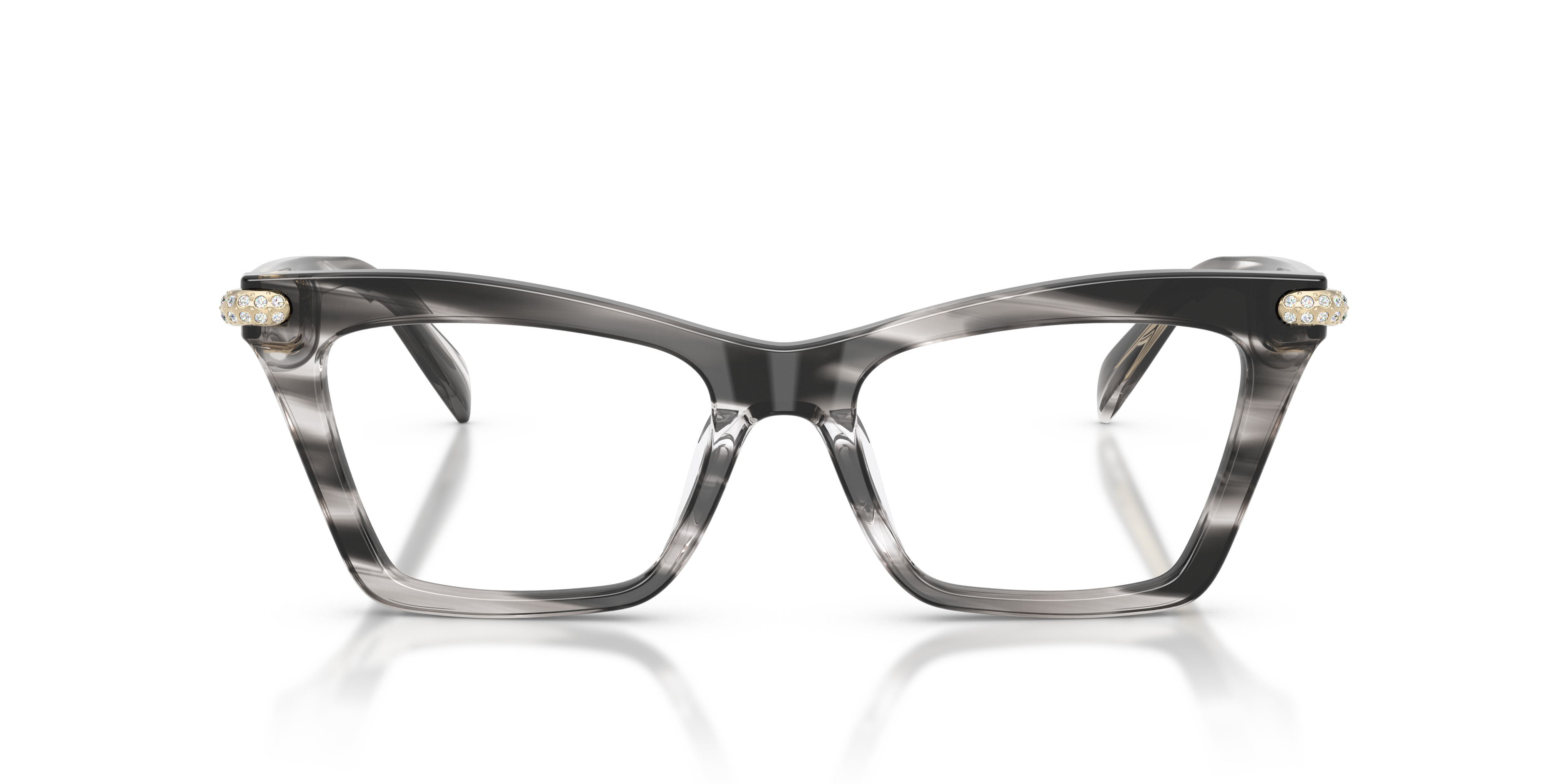 Michael Kors Mujer Michael Kors MK4185BU JAMAICA 4034 Monturas ópticas Acetato Negro Transparente Cat Eye Norma