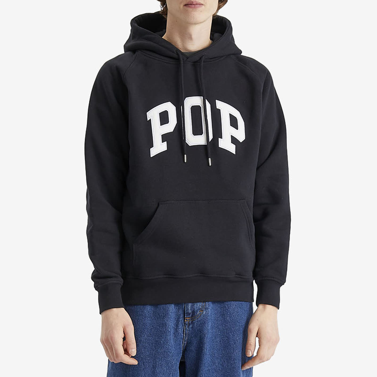 Men's Arch Logo Hoodie in Black