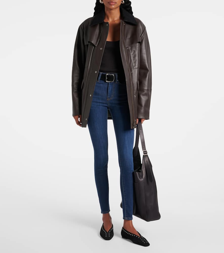 Le high-rise skinny jeans