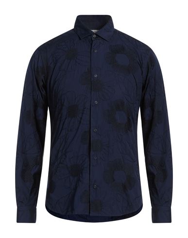 Man Shirt Navy Size 15 ¾ Cotton