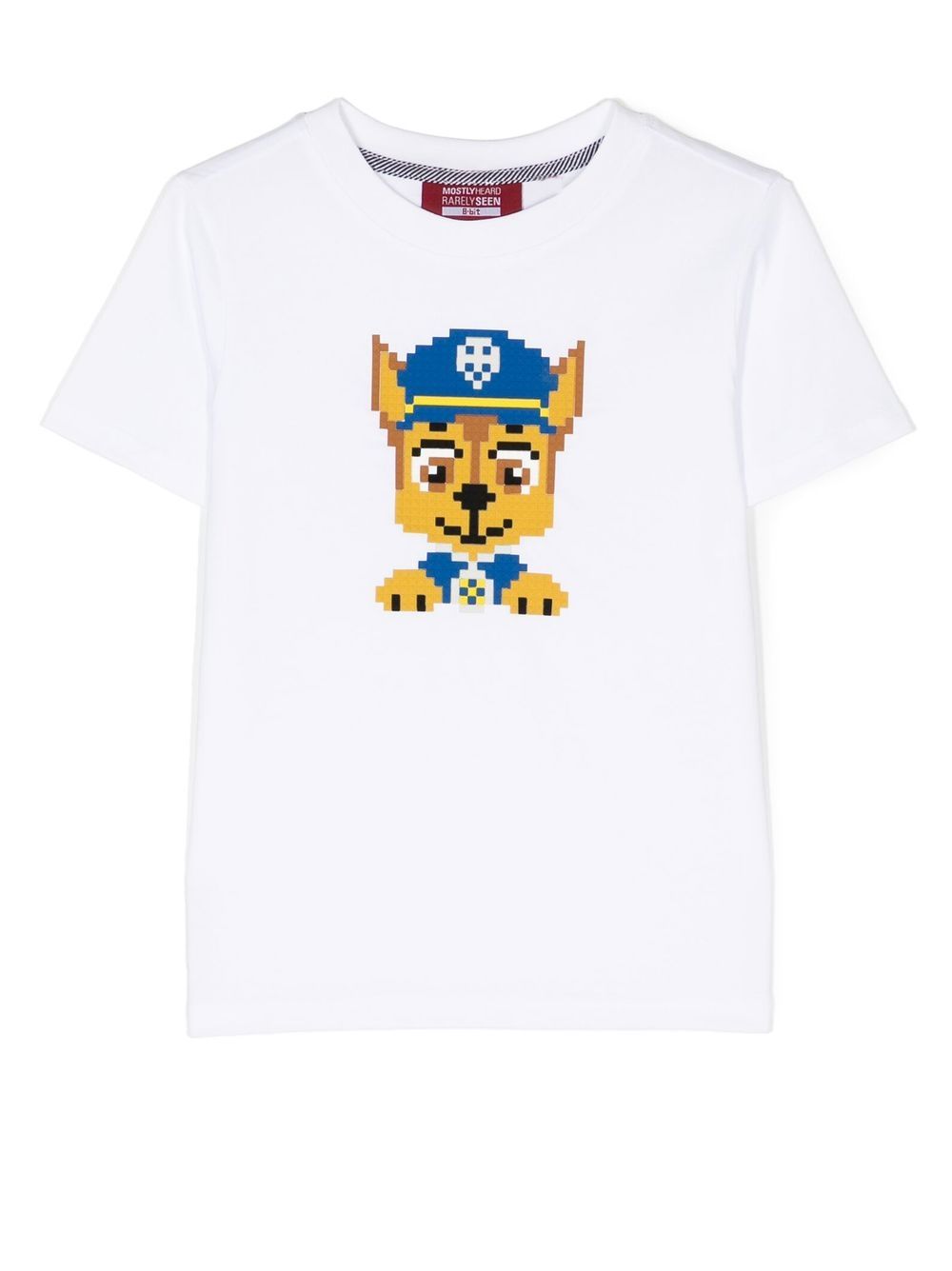 Mini Police Puppy T-shirt - White