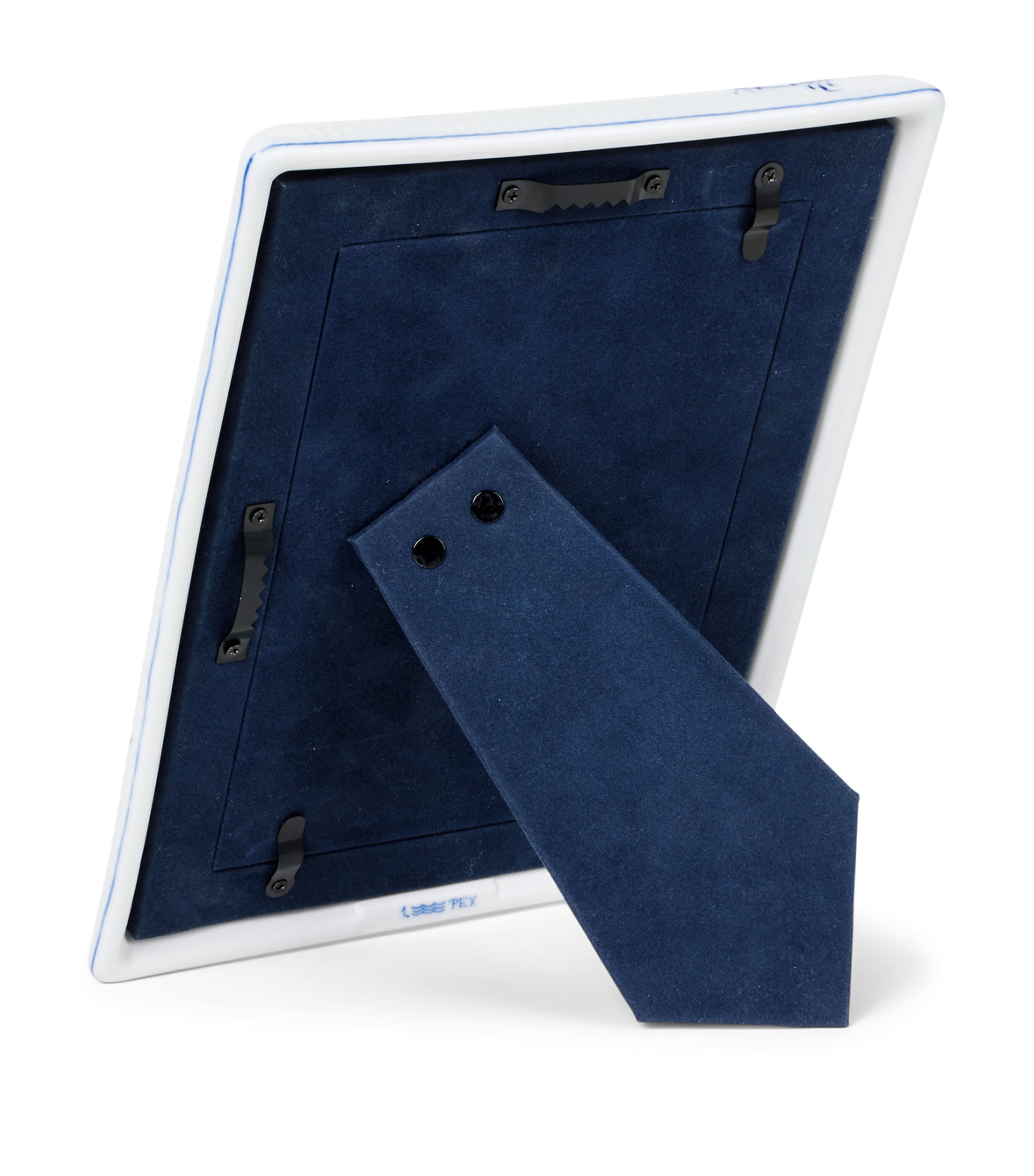 Blue Fluted Plain Photo Frame