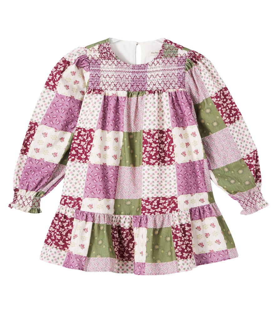 Melba colorblock cotton dress