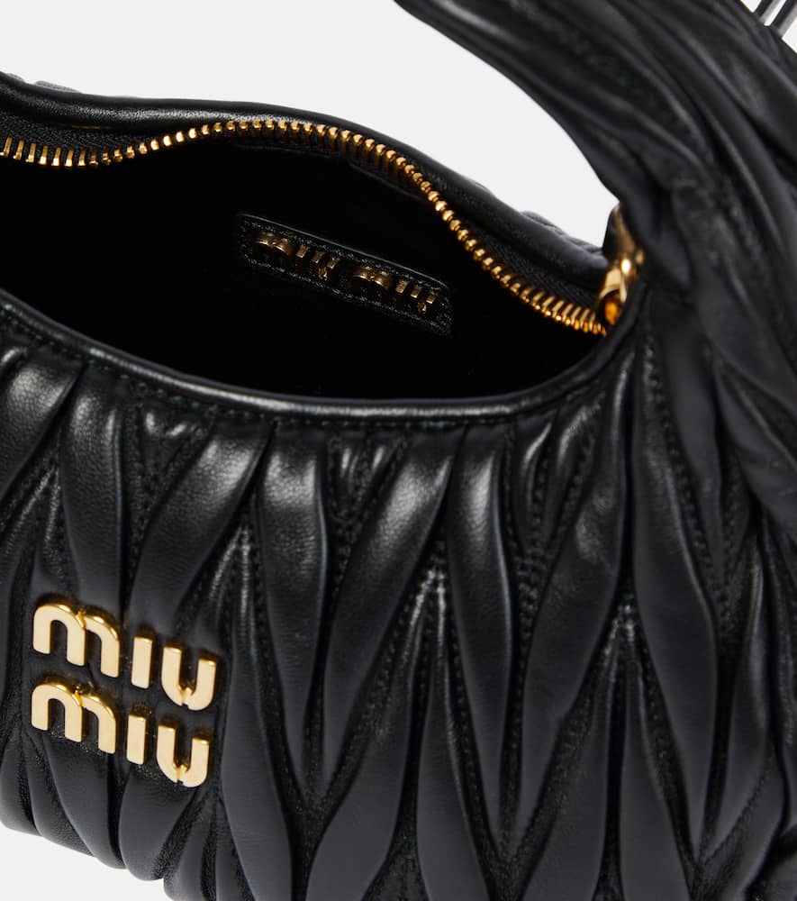 Miu Miu Miu Wander matelassé leather shoulder bag