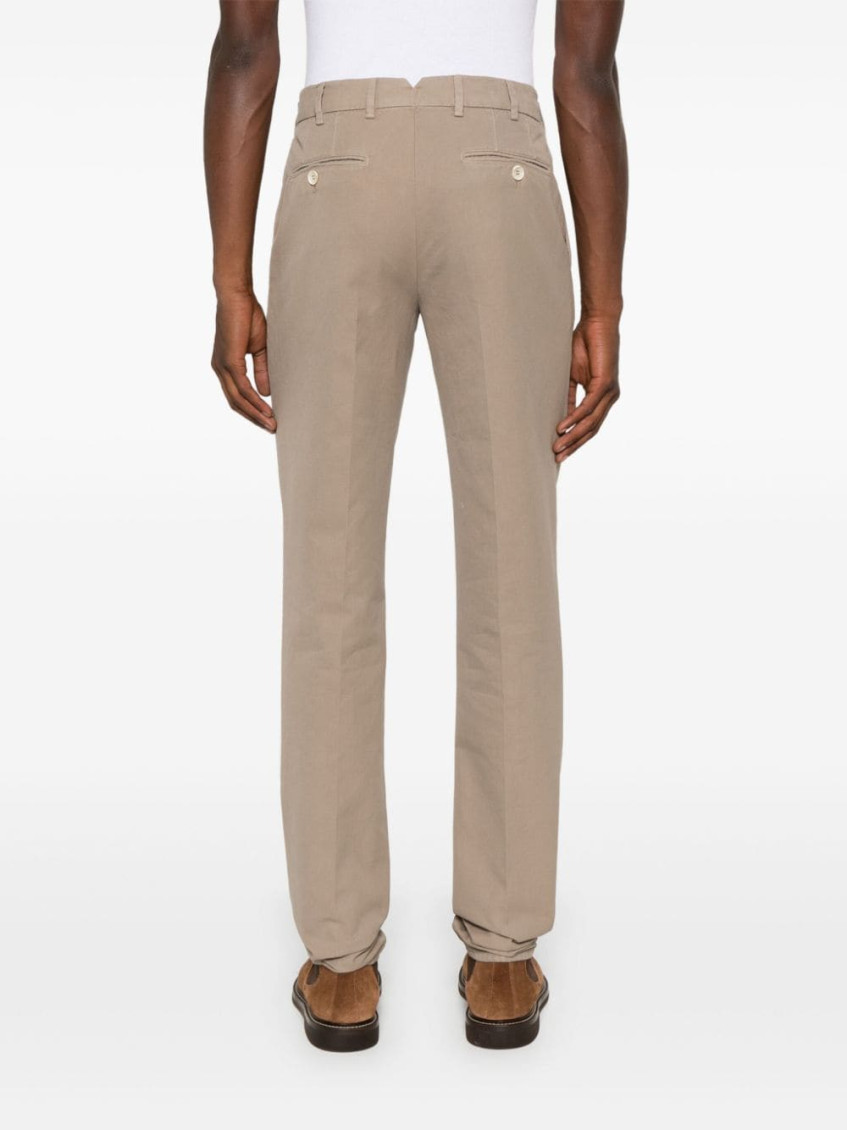 Slim-fit trousers - Brown