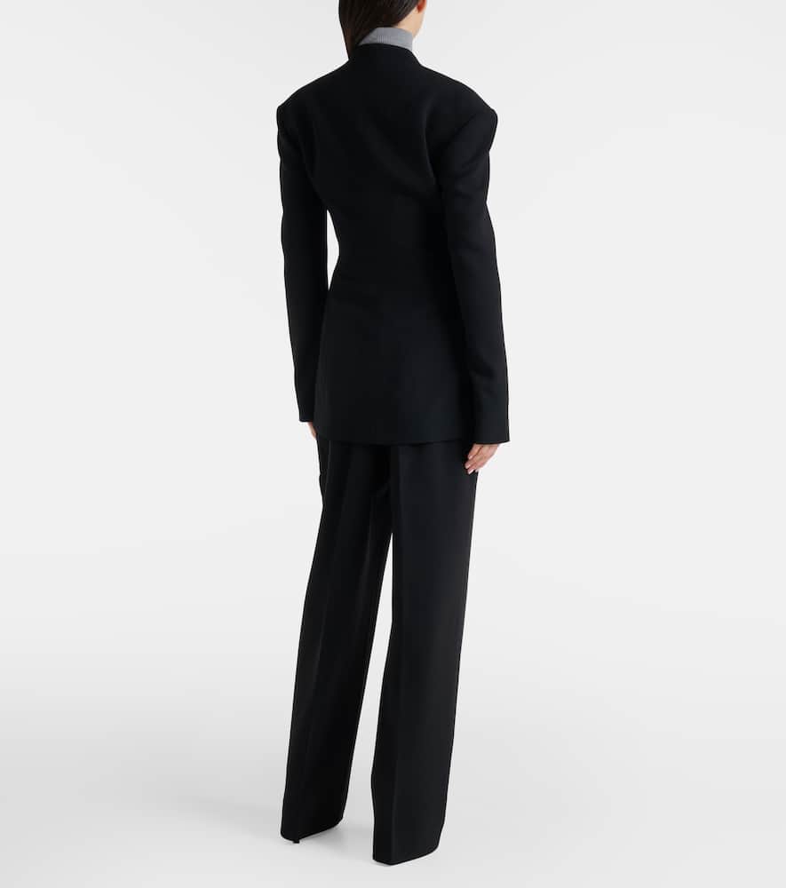 Vetusta crêpe wide-leg pants