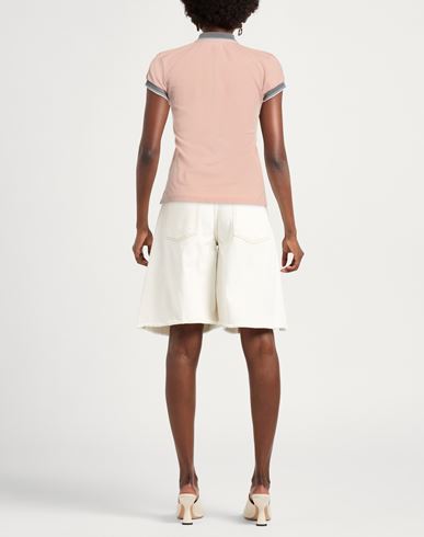 Jacob Cohёn Woman Polo shirt Blush Size L Cotton, Elastane
