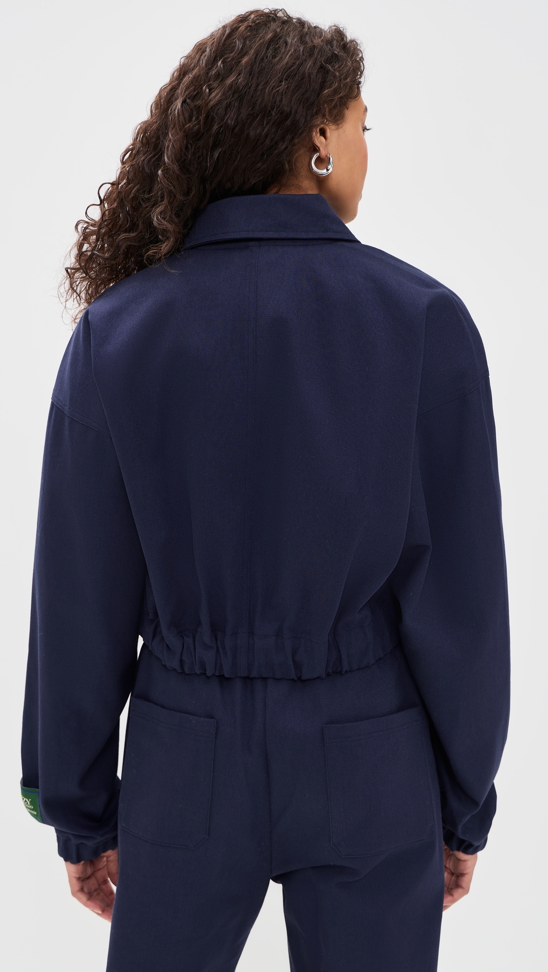 Cropped Jacket Navy