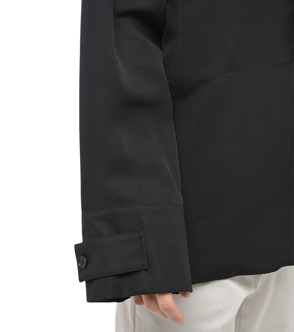Black Solid Round Neck T-Shirt
