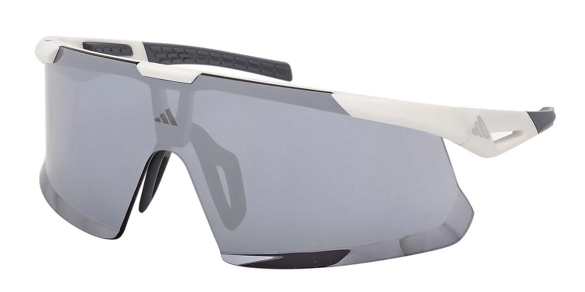 Adidas Sport SP0106 21C Men's Sunglasses White