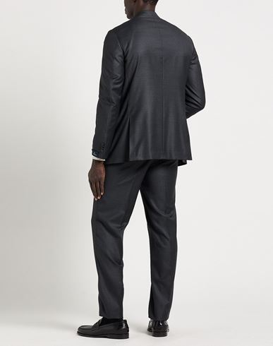 Scabal Man Suit Grey Size 40 Super 140s Wool, Cashmere