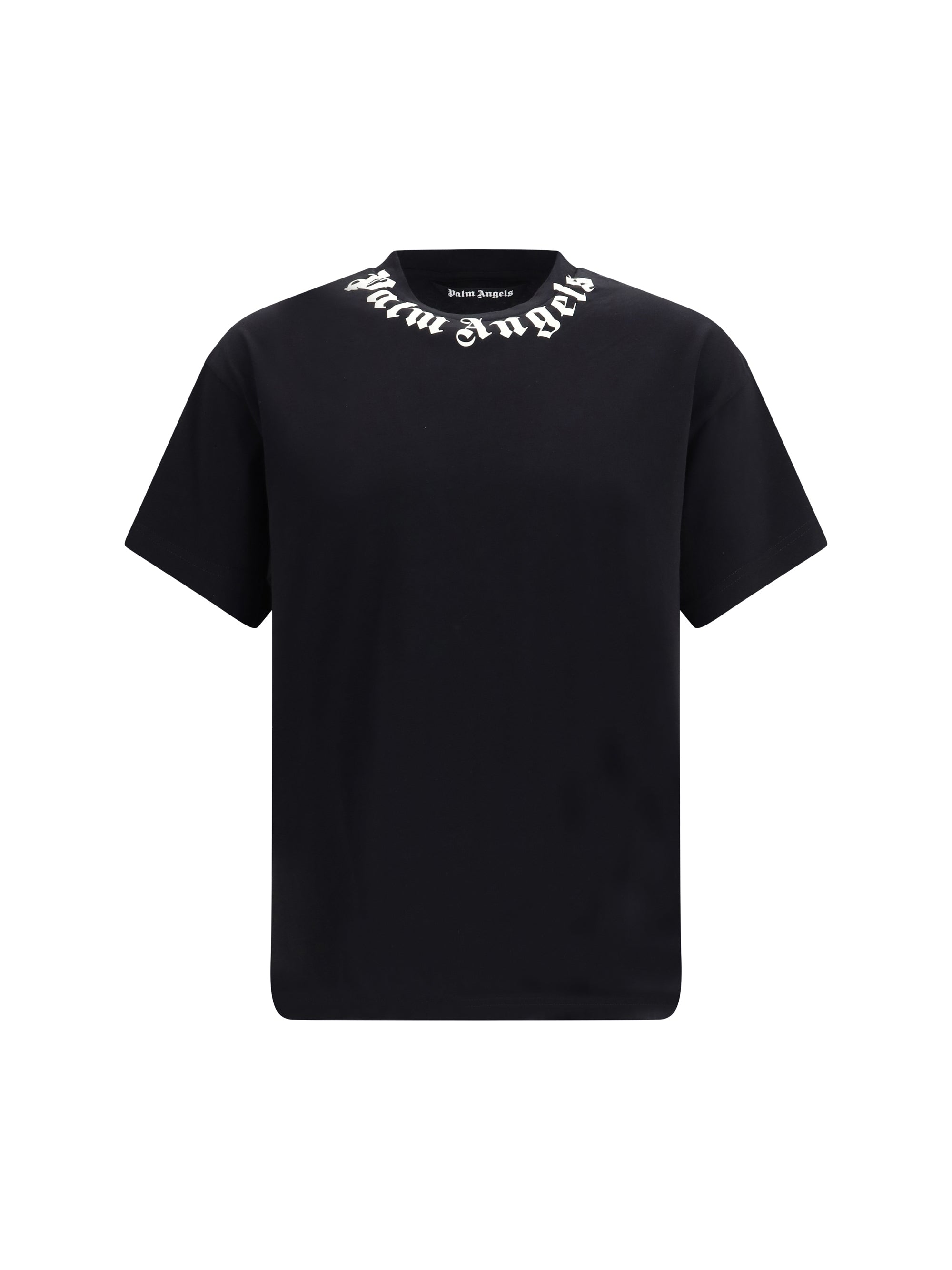 Logo-Embroidered Crewneck T-Shirt — Black