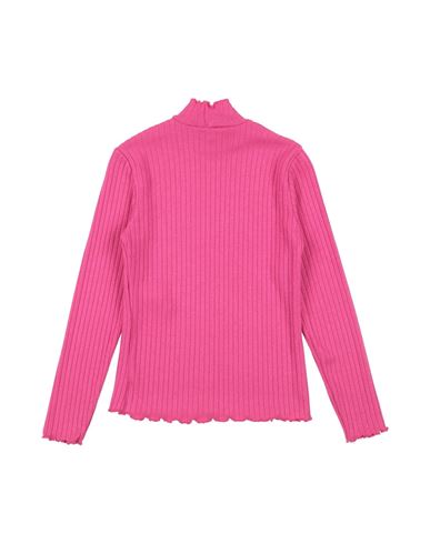 Kid Girl Turtleneck Fuchsia Size 14 Viscose, Polyester, Polyamide, Elastane