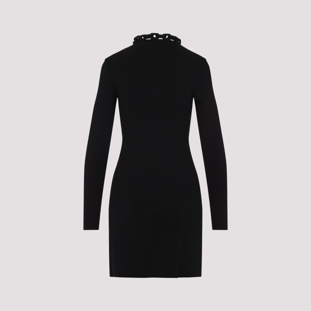 Black Silk Mini Dress