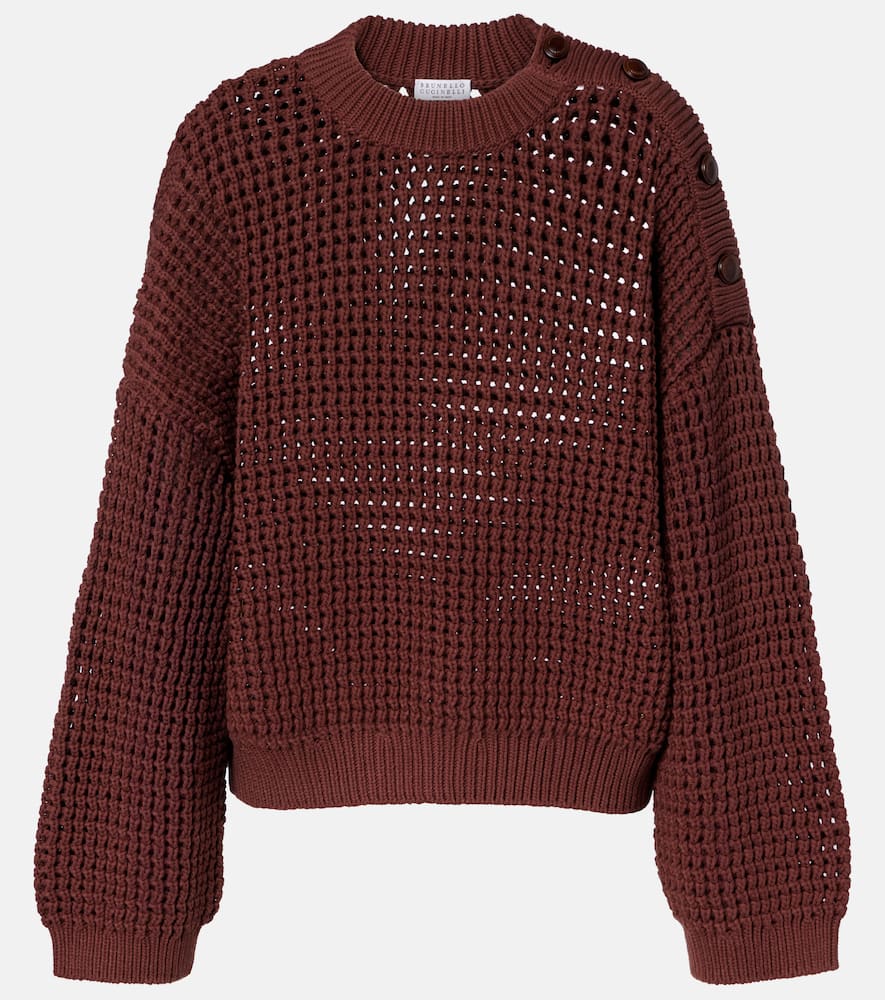 Cotton-blend sweater