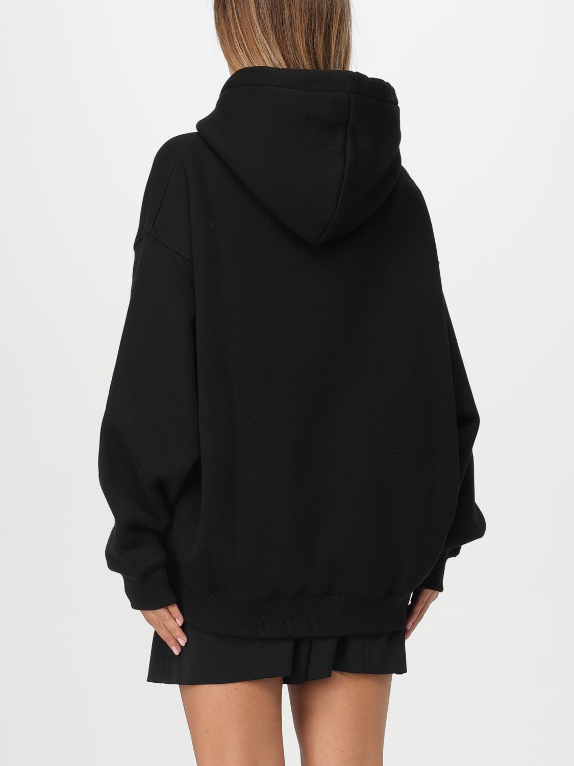 Boke Flower cotton hoodie - Black