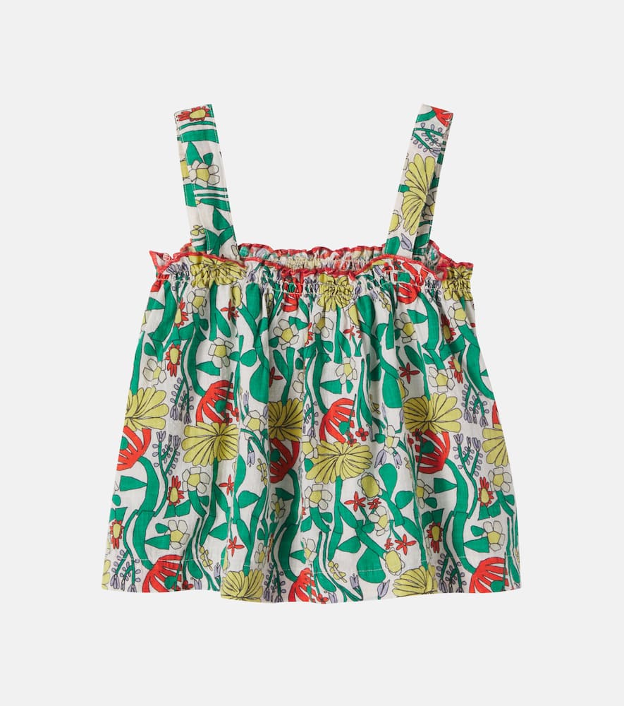 Floral cotton top