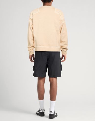 Man Sweatshirt Sand Size L Cotton
