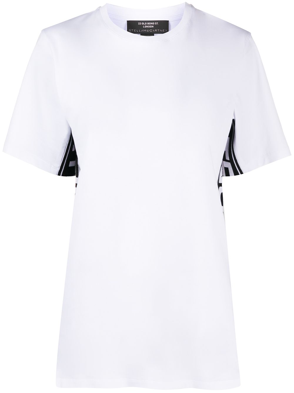 Logo-stripe oversized T-shirt - Black
