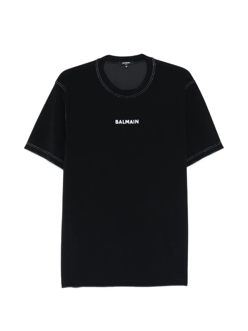 Logo-Embroidered T-Shirt — Black