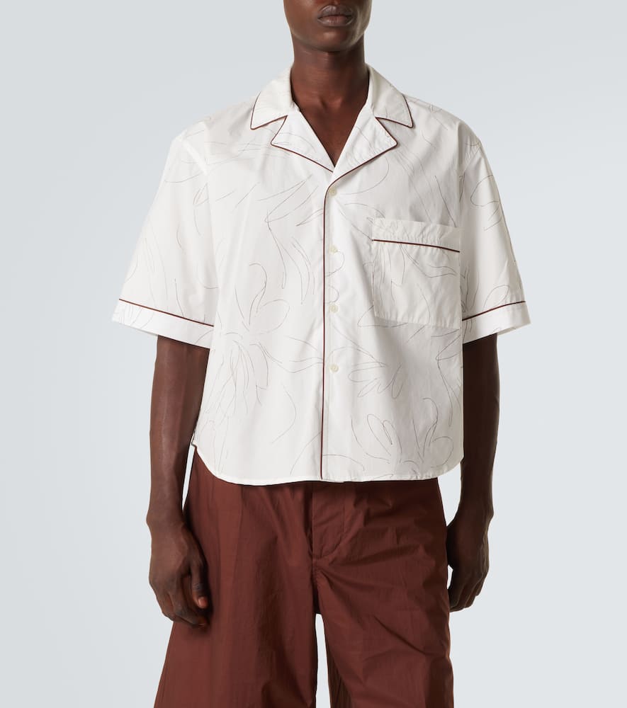 Printed cotton shirt