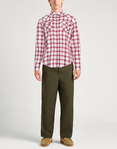 Man Shirt Red Size 15 ½ Cotton