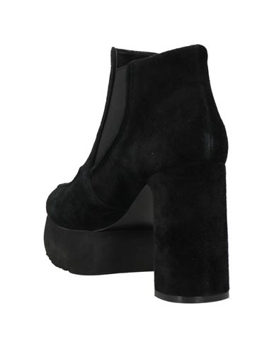 Woman Ankle boots Black Size 8 Leather