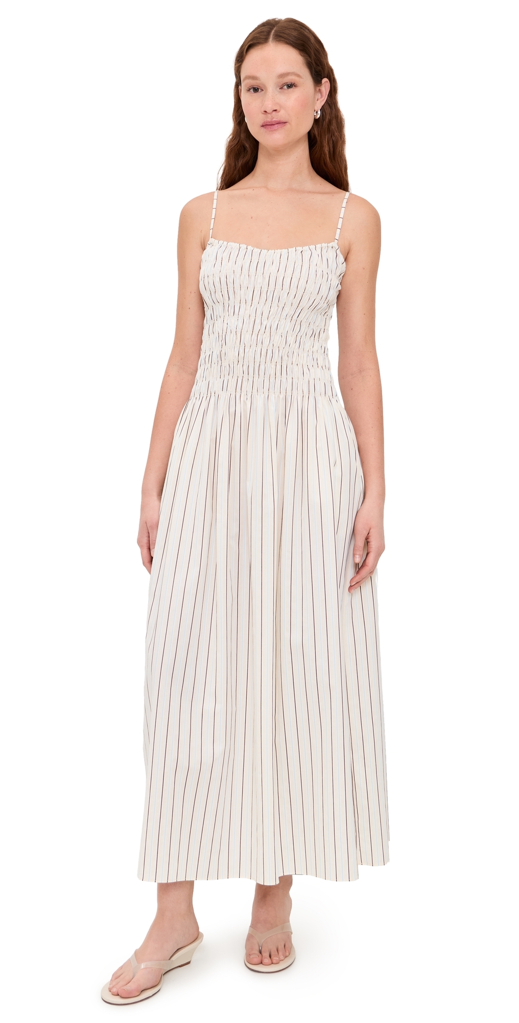 Araceli Maxi Dress Fiori Stripe Lemon