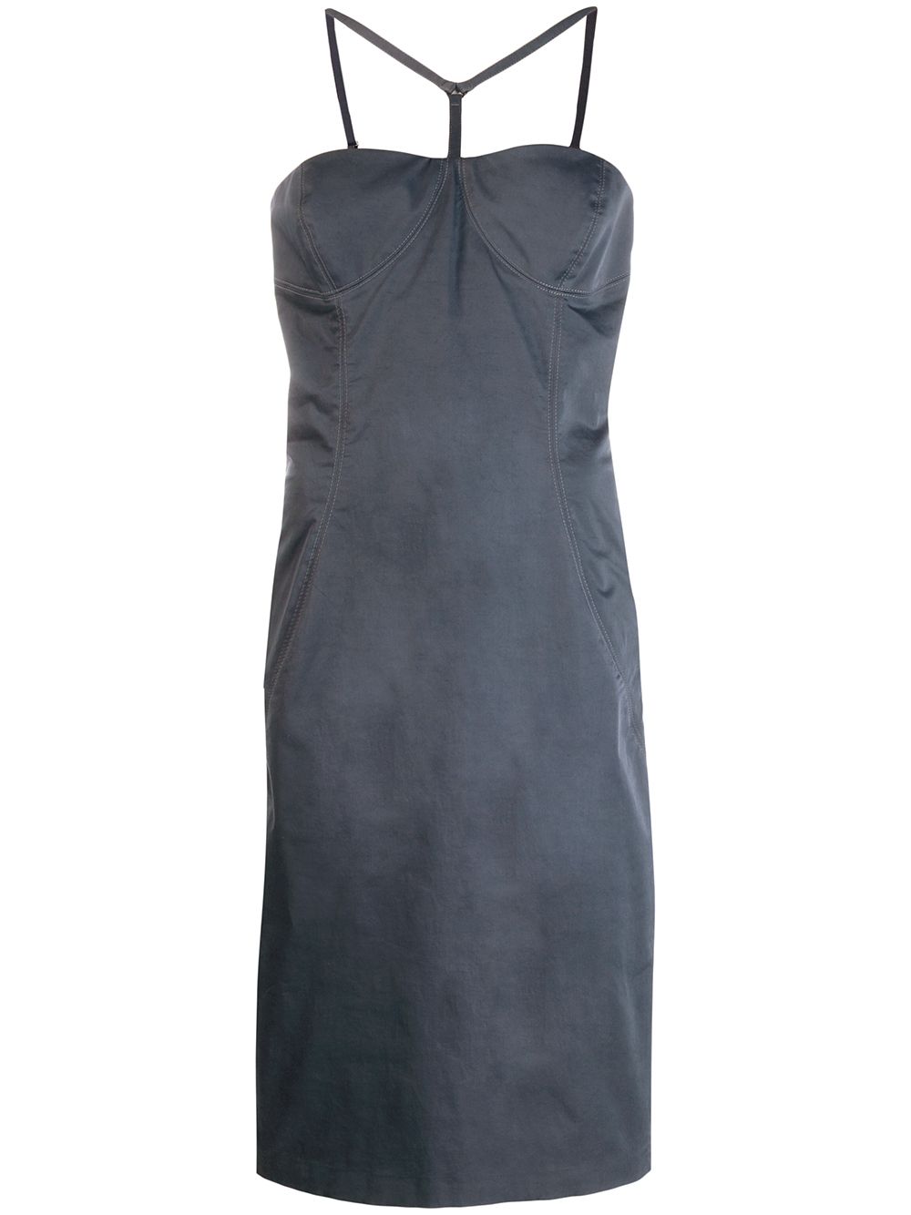 Bustier midi dress - Grey