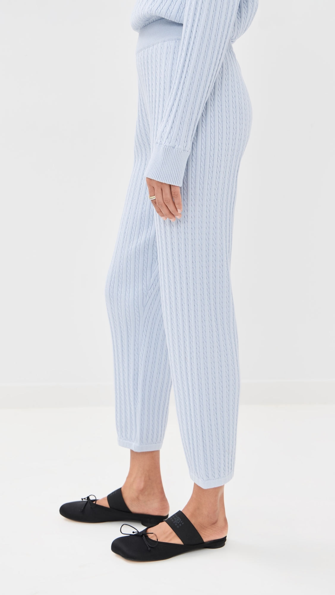 Cable Joggers Blue Haze