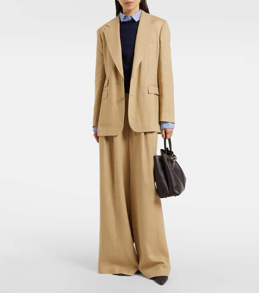 Russel silk and linen blazer