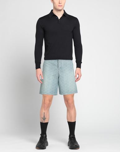 Man Denim shorts Blue
