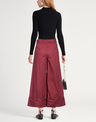 Caractère Woman Pants Garnet Size 4 Cotton