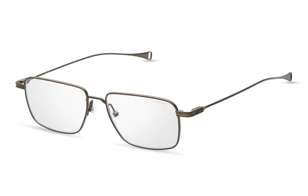 LANCIER Blue Light Block Rectangular Unisex Eyeglasses LSA-124 02 53