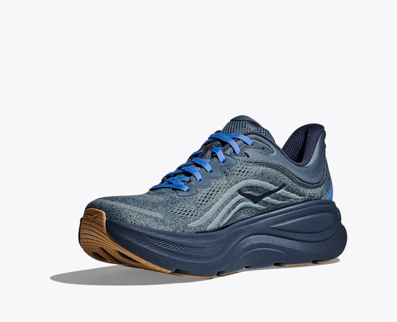 HOKA Men's Bondi 9 Shoes in Faded Navy/Slate Blue
