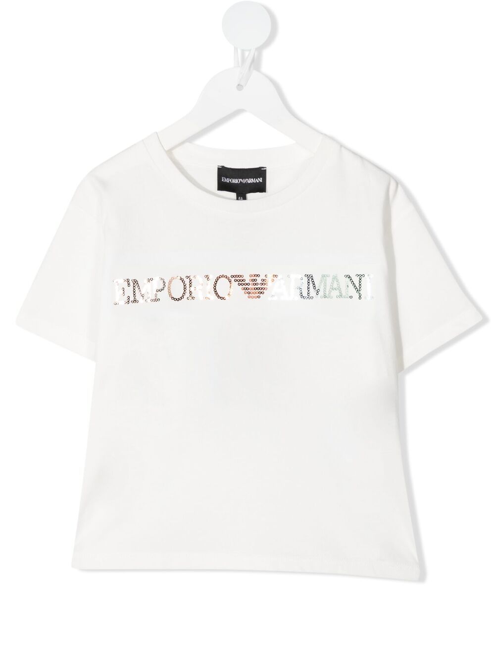 Embroidered logo T-shirt - White
