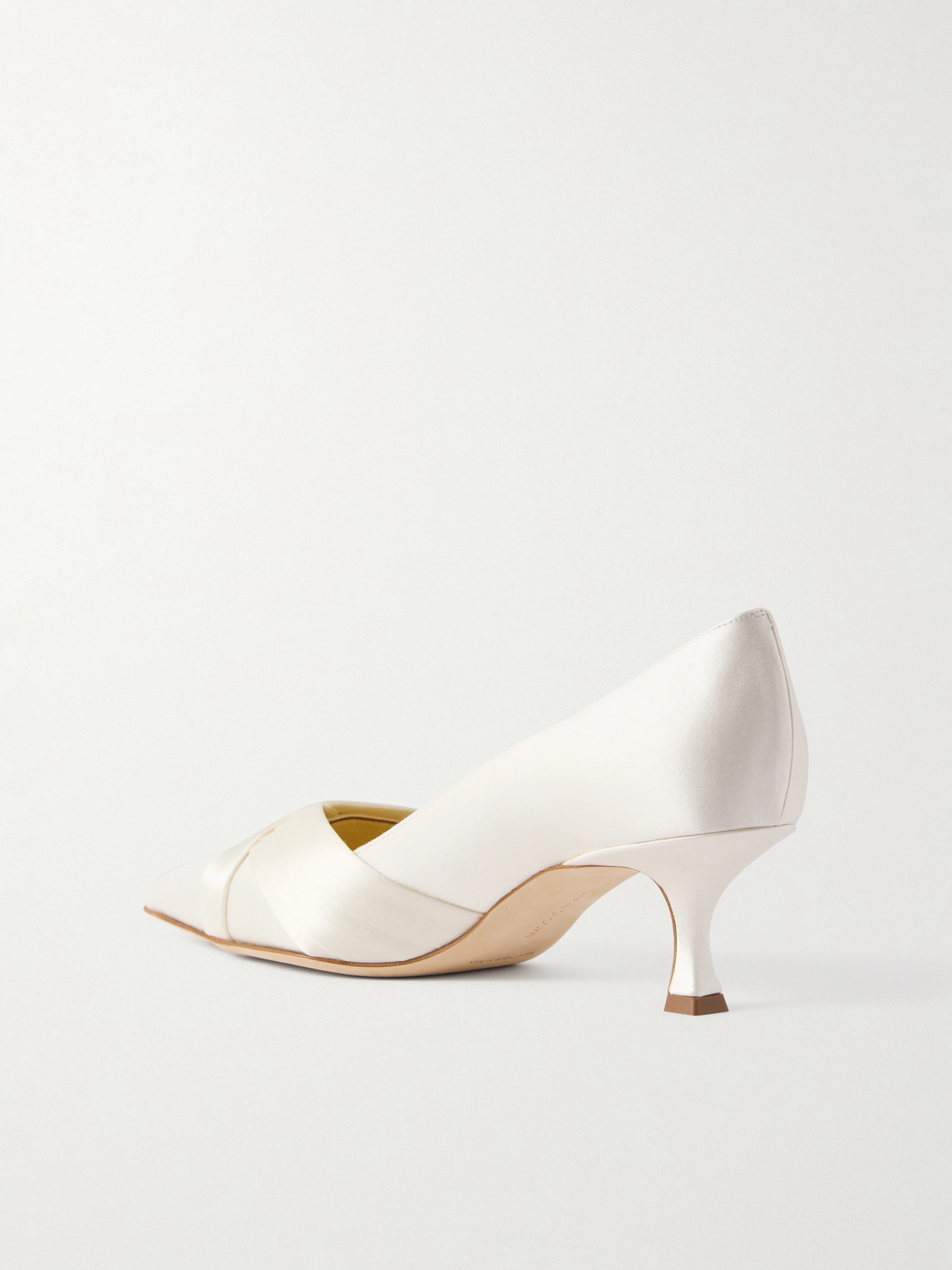 Vieralo Satin Pumps - Cream