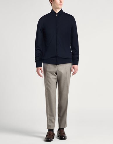 Man Cardigan Navy Size 36 Virgin Wool
