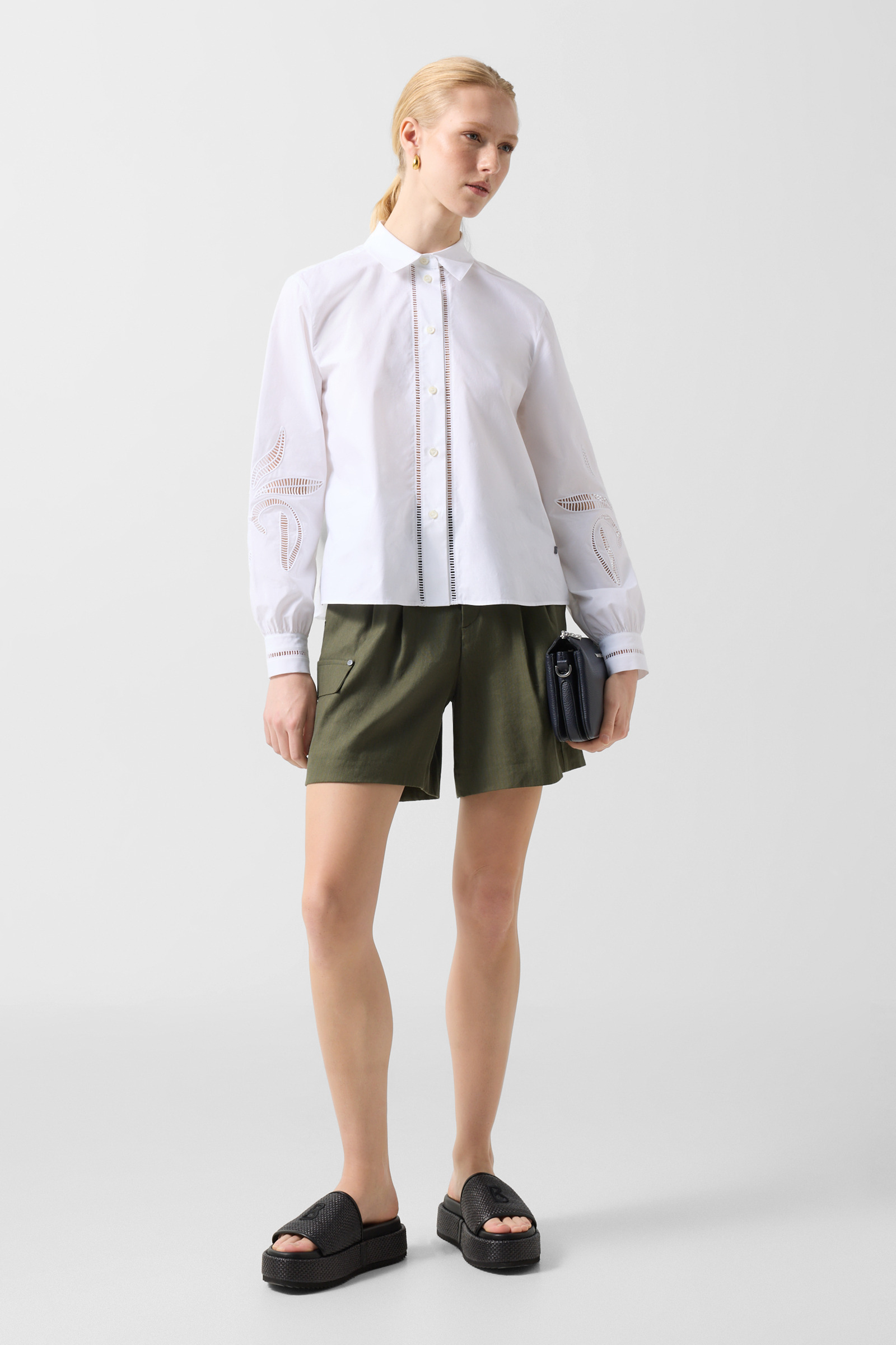 BOGNER Hanny cargo shorts for women - Olive green