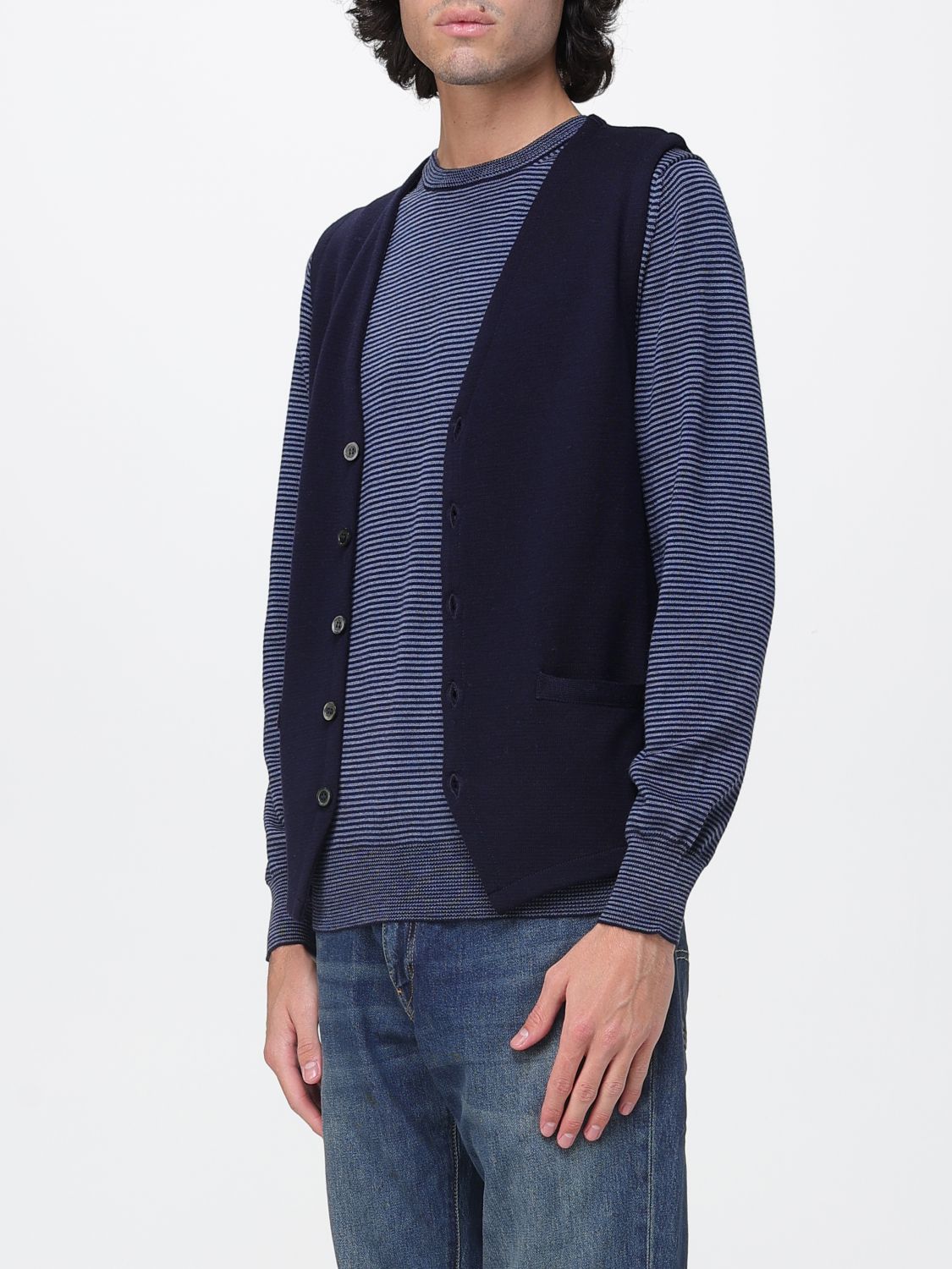 Sweater Men color Blue