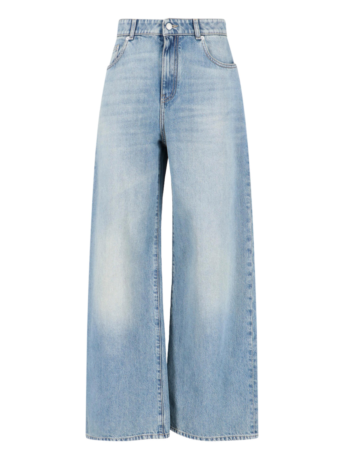 High-Waisted Wide-Leg Jeans