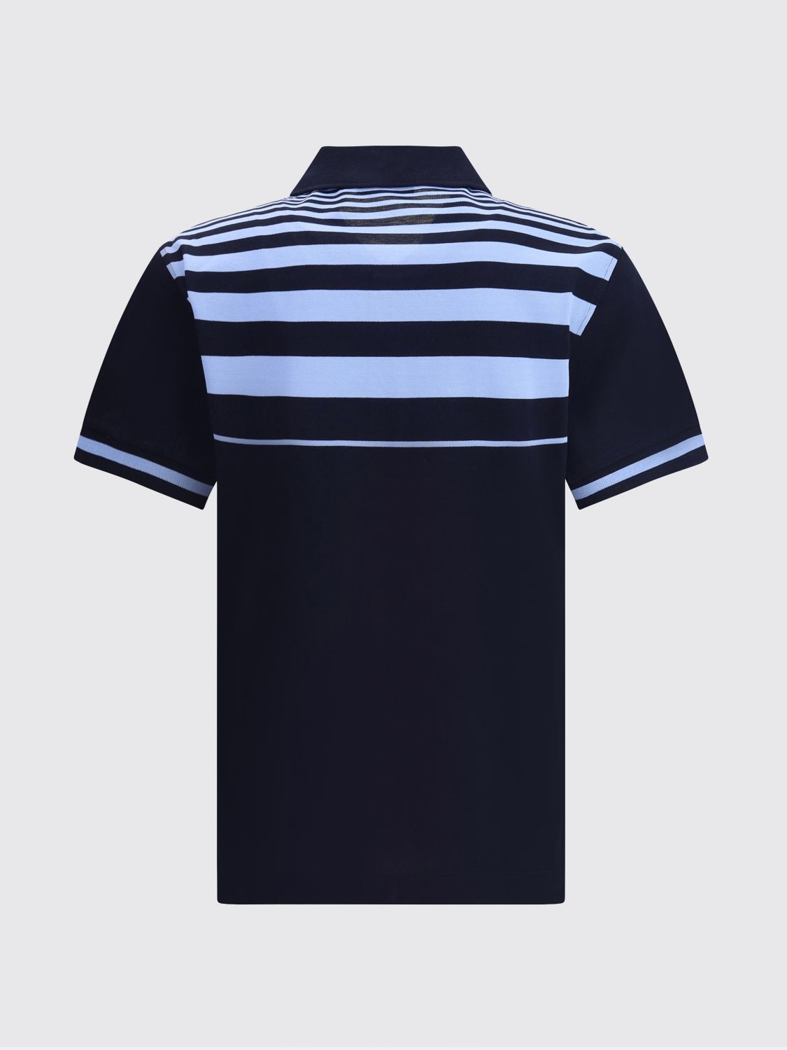 Striped polo shirt - Blue