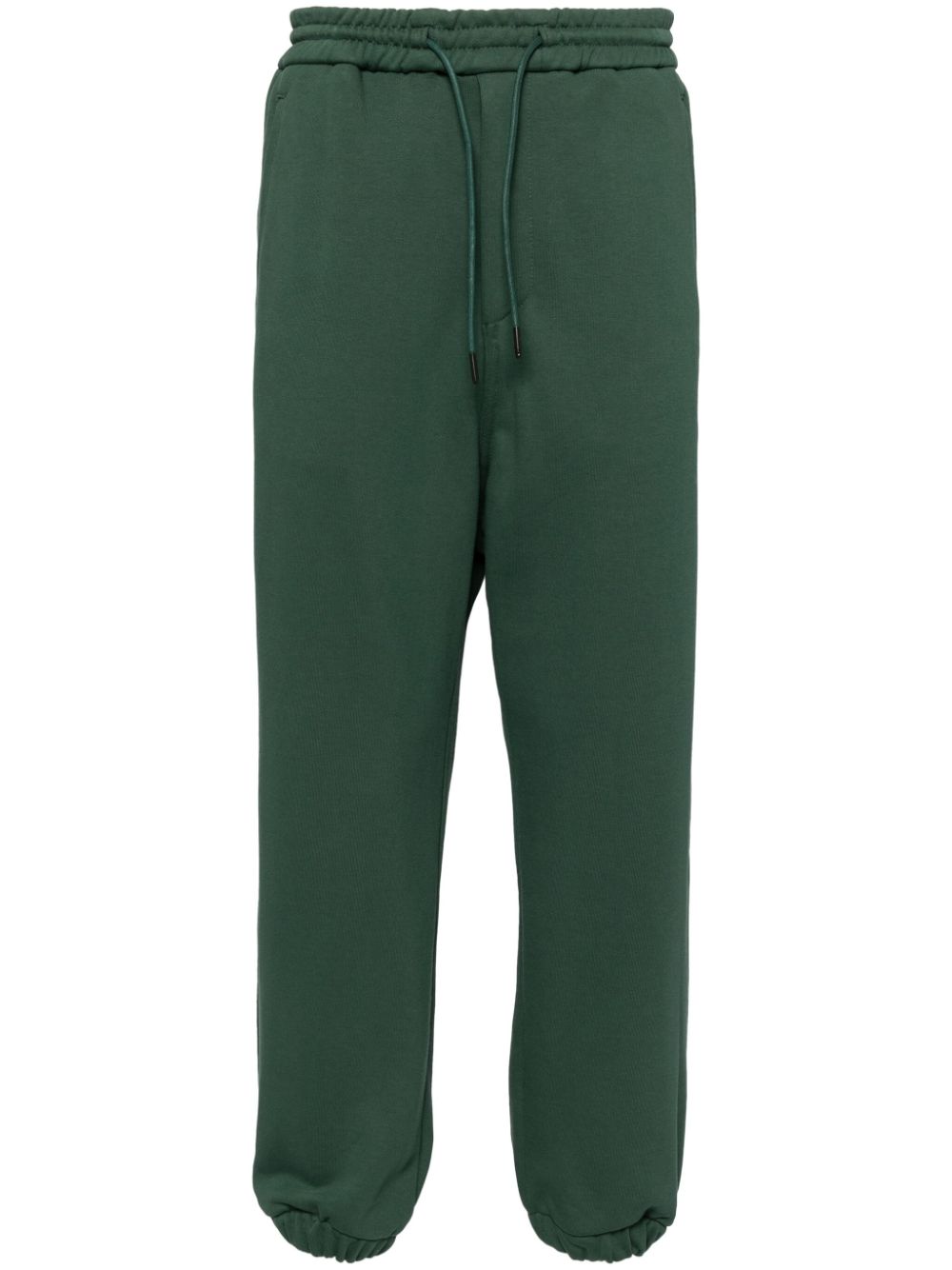 Drawstring fastening waist trousers - Green