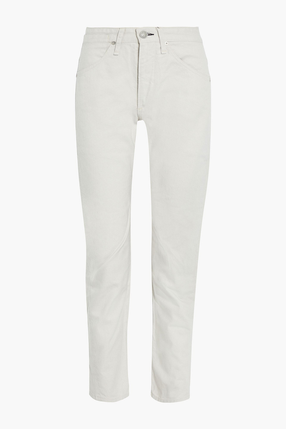 Rag & bone - Engineer high-rise straight-leg jeans - Gray - 24
