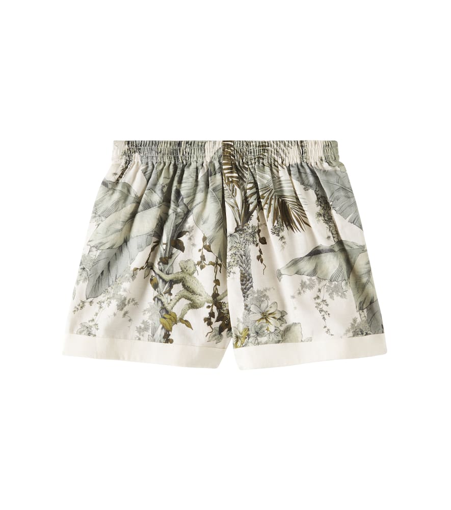 Zimmermann Kids Wylie floral cotton shirt