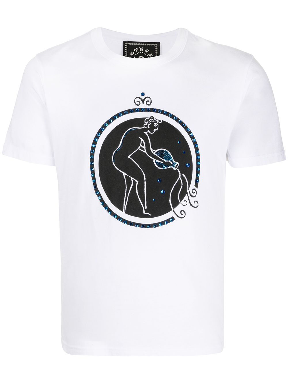Aquarius print T-shirt - White