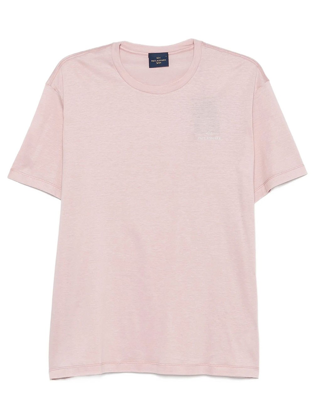 Cotton Blend T-Shirt With Tone-On-Tone Logo Print