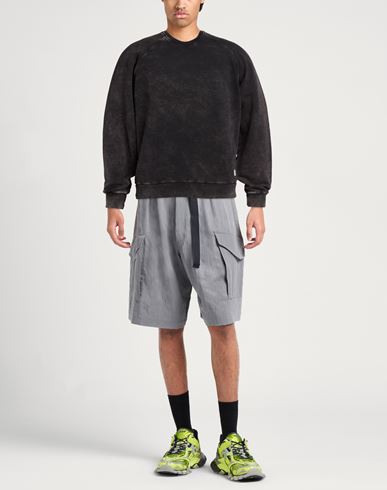Man Sweatshirt Charcoal Size M Cotton