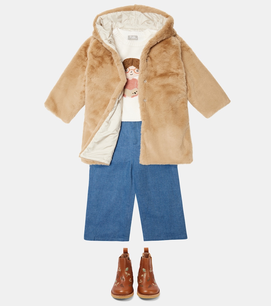 Faux fur coat